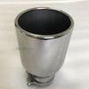 Stainless Steel Large Diameter 115mm 4.5inch The Flat Edge Universal Muffler Tail Throat Car Modification Exhaust Tip Pipe
