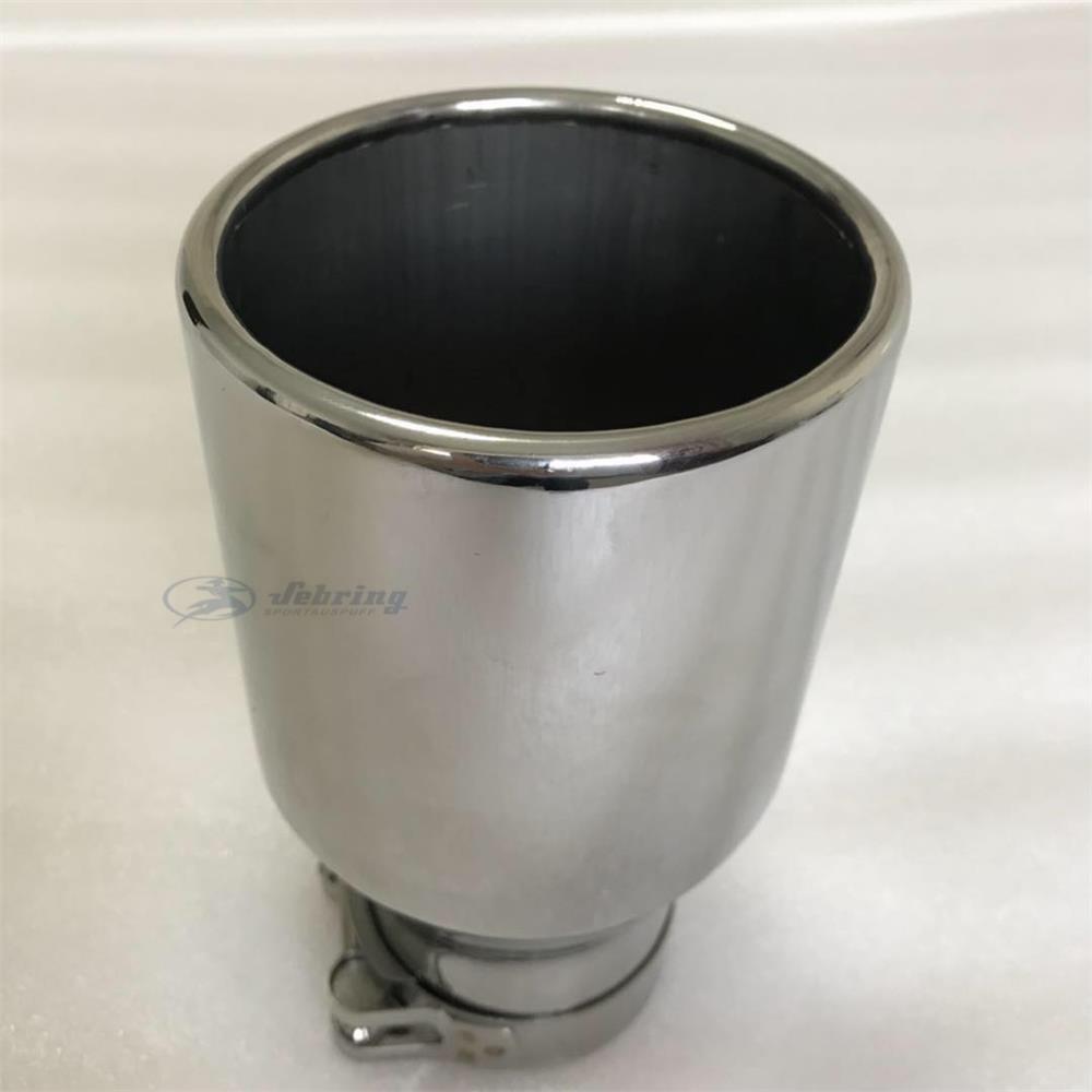 Stainless Steel Large Diameter 115mm 4.5inch The Flat Edge Universal Muffler Tail Throat Car Modification Exhaust Tip Pipe