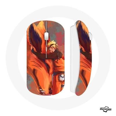 Draadloze Muis - Kurama - Naruto - Oranje - Compatibel met Mac en PC - Wifi USB-stick inbegrepen