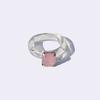 HangZhi 2020 Nuovo Anello Unico Giapponese con Strass Colorati Chunky in Plastica Acrilica Trasparente per Donne Ragazze Gioielli da Festa