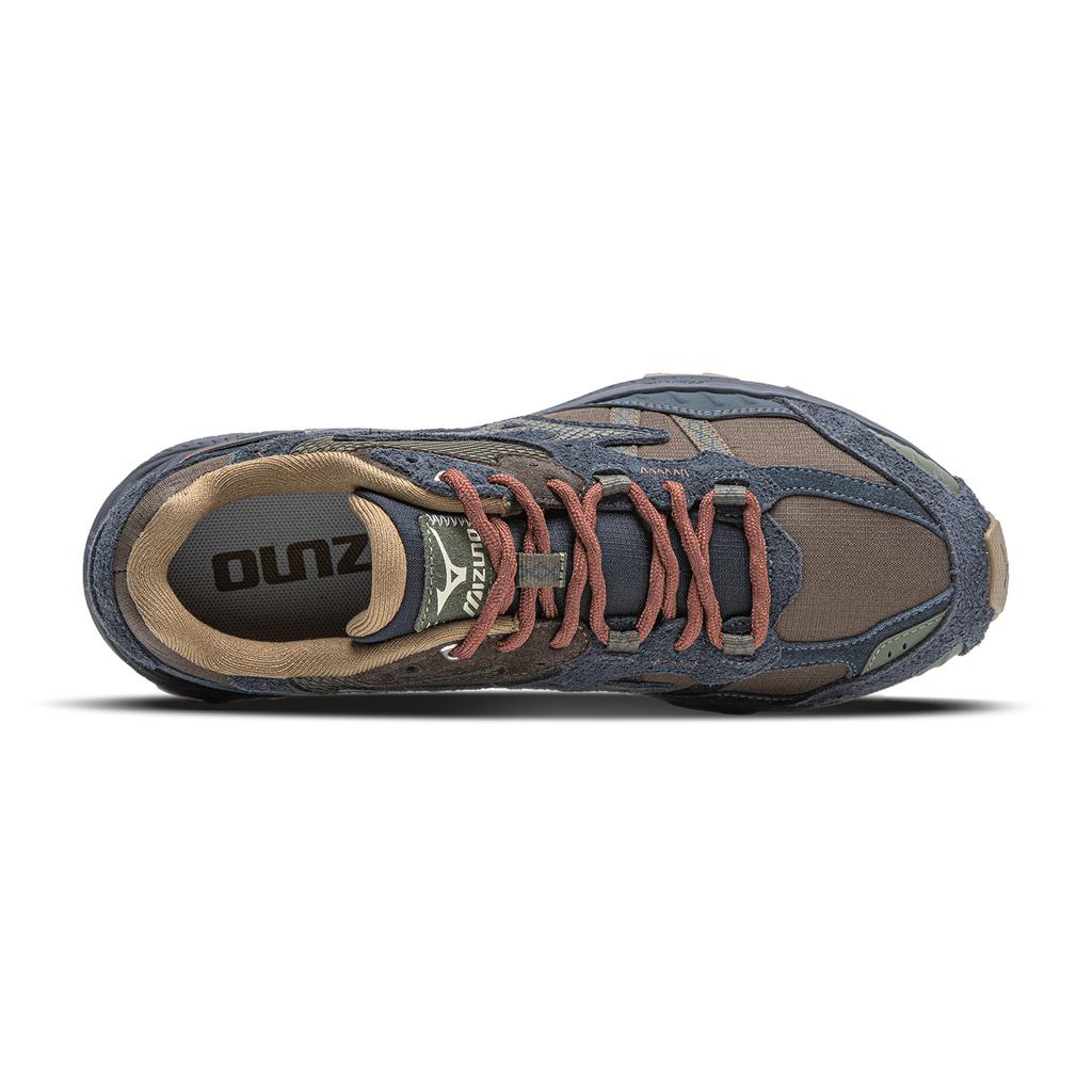 Mizuno Racer Adv Outdoor Slip Resistant Durable Casual Comfortable Low Top Running Shoes Unisex sneaker Slate-Black Brown D1GH241212