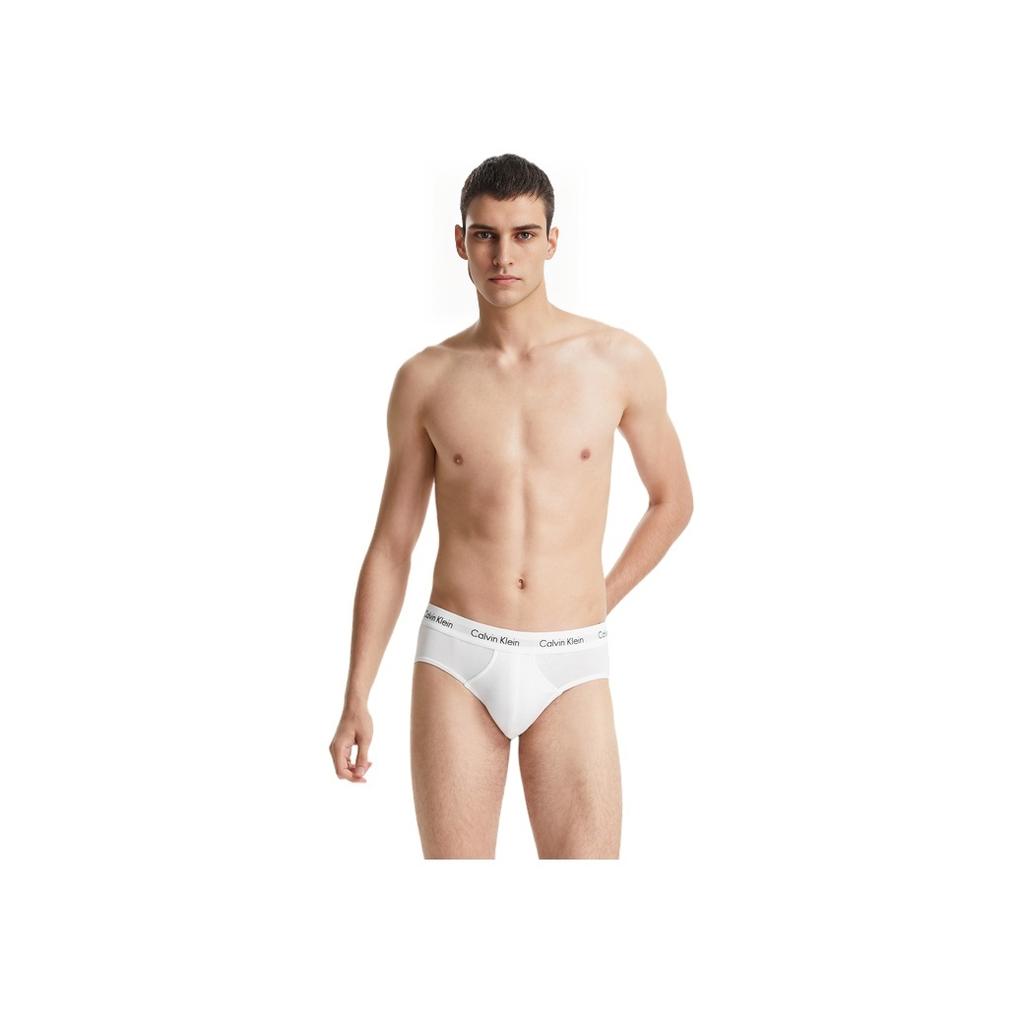 Calvin Klein Logo Comfort Triangle Underwear Three-Pack Men Underwear Black White Gray U2661-998