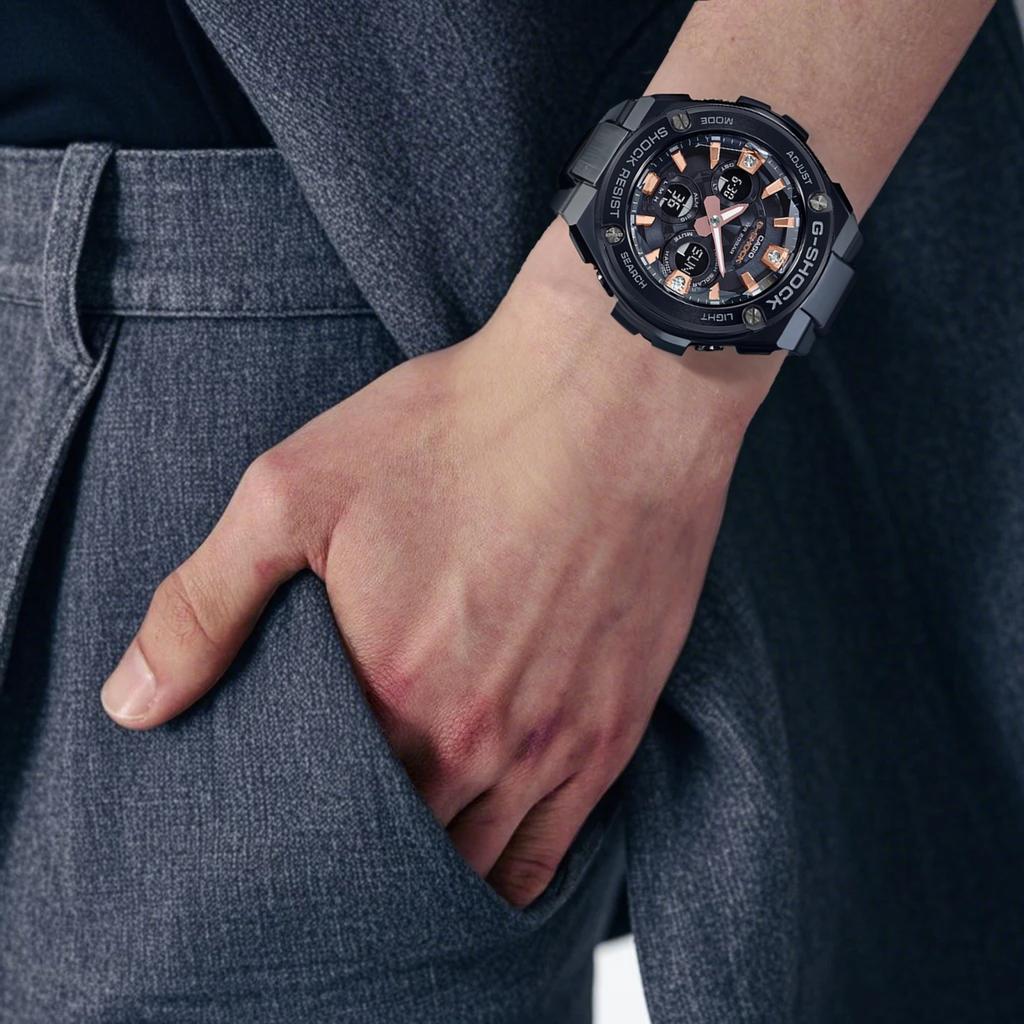 CASIO Men G-STEEL Series Black Watch GST-S310BDD-1A GST-S310BDD-1A