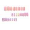 Cross-border Wearable Cute Rectangular Nail Stickers Manicure Fake Nail Tips