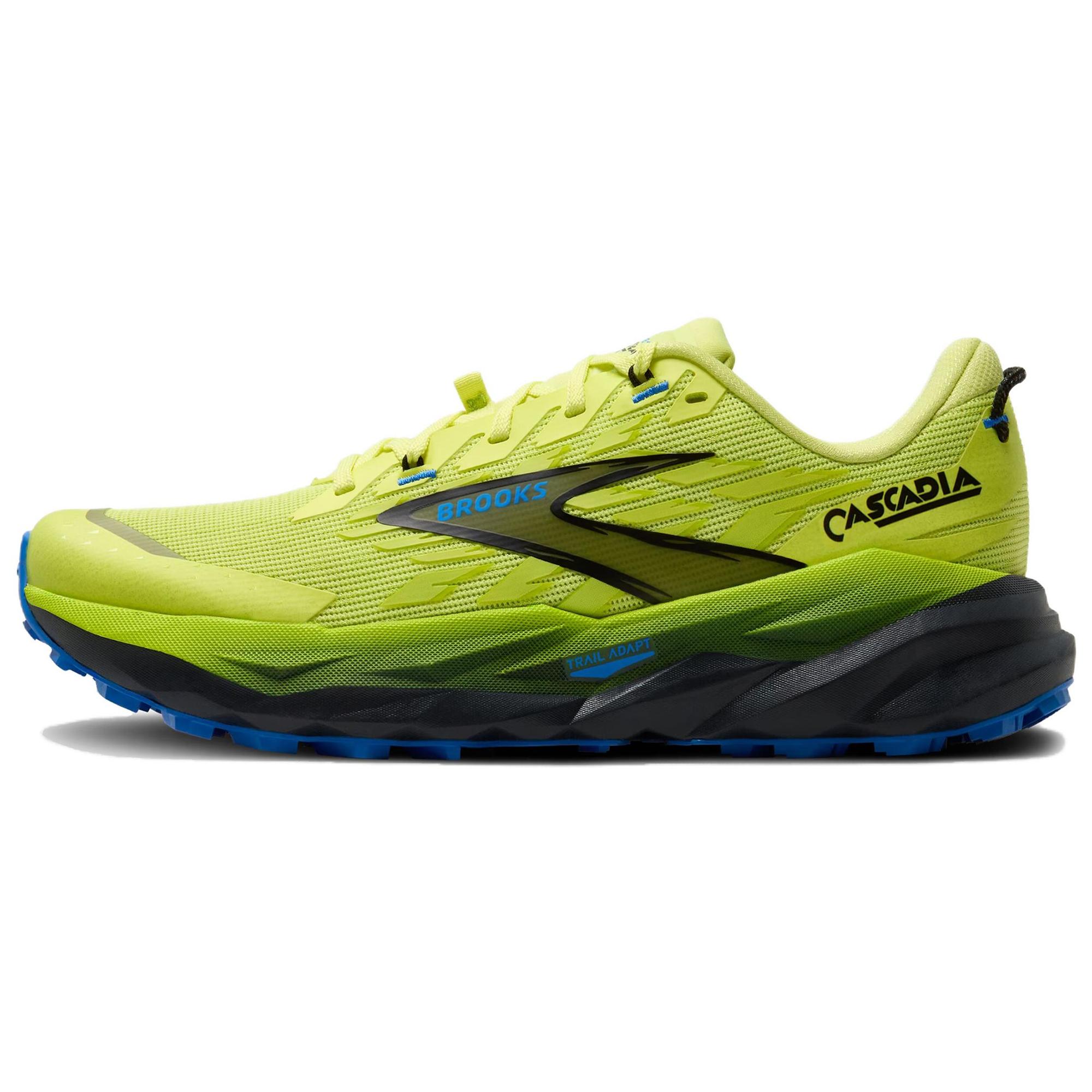 Brooks Cascadia 19 Sunny Lime Blue