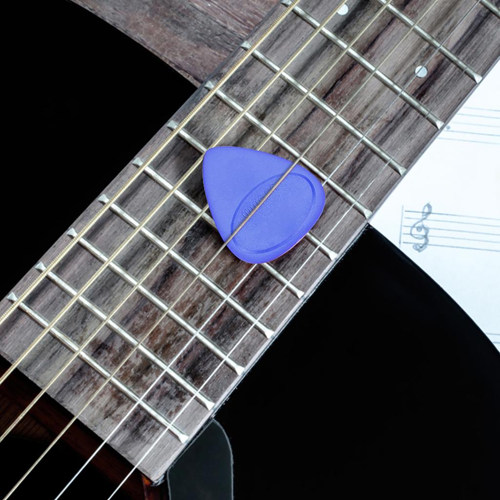 10PCS Guitar Pick Holder Plectrum Musical Instrument Accessory(0.46mm 1mm Thickness)(Blue)