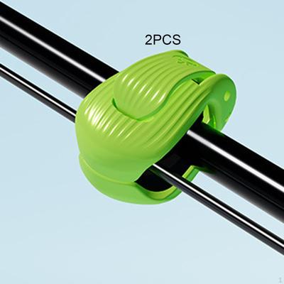 2 Fishing Rod Holder Straps Wrap Gear, Levels of Adjustment, 4.5 X 3 Cm, Clips, for