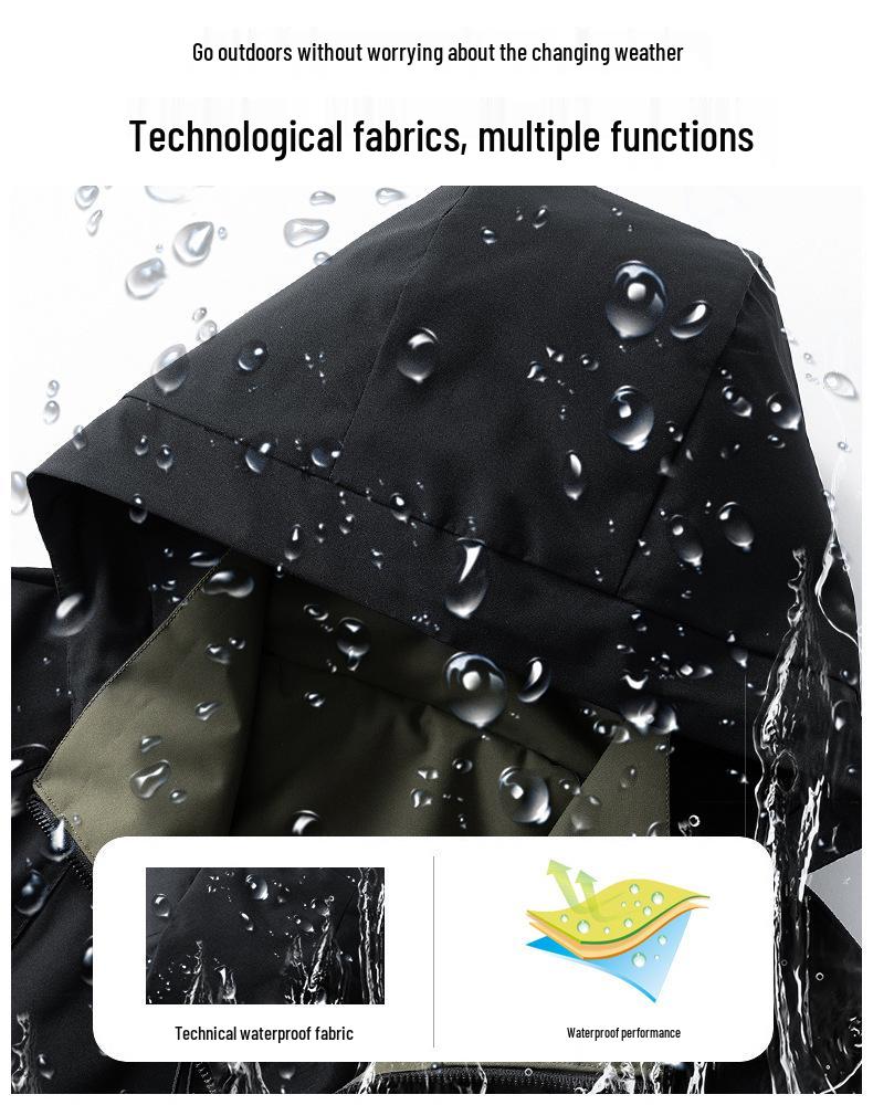 Men's Trendy Hooded Windproof Jacket - New 2026 Spring/Summer/Autumn Collection