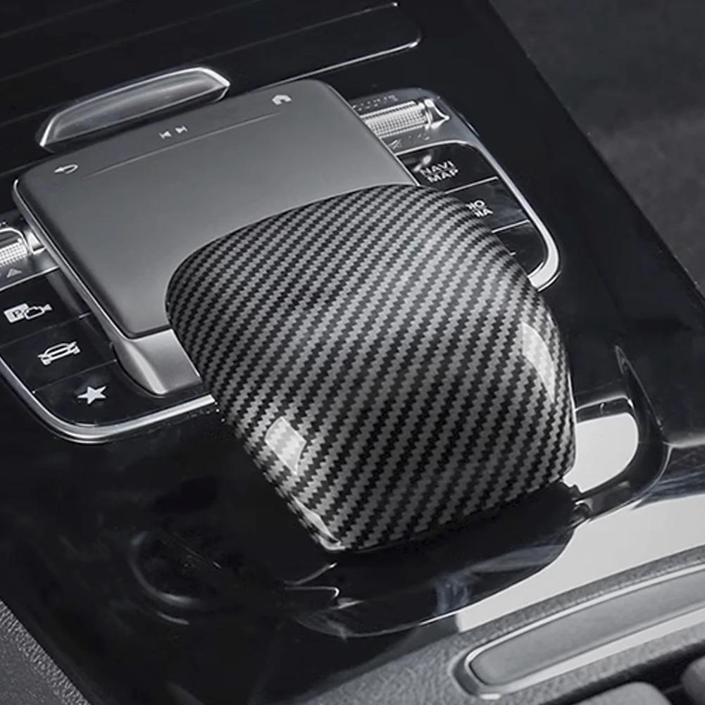 For Mercedes-Benz A Class W177 CLA C118 2019-2024 ABS Car Styling Gear Shift Knob Head Cover Trim Interior Car Accessories