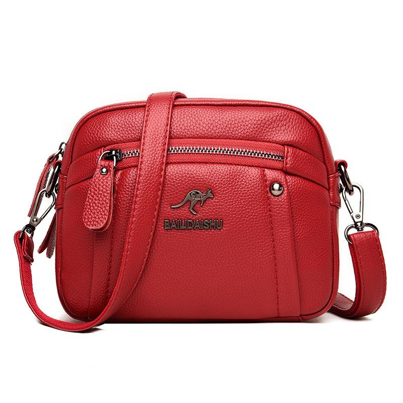 Mini Bag Women's Fashion Multi-layer Single-shoulder Crossbody Bag Large Capacity Casual Women's Bag Mother Bag