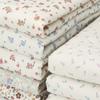 0,5 m/1 m/2 m Kleiner Blumendruck Verdickter Cord Quilt mit Baumwollstoff für Kosmetiktasche Kinderbekleidung DIY Nähstoff