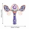 With Light Fairy Wand Flash Rotating Princess Wand Light Sound Stick  Christmas Halloween