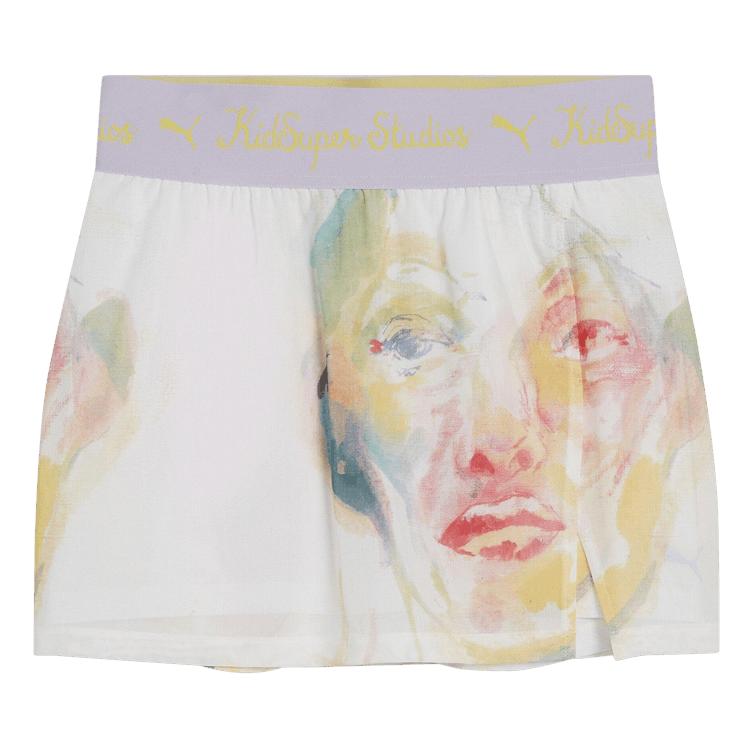 

Puma x KidSuper Skirt Sugared Almond Women Bottoms Multi-Color 624081-87 M