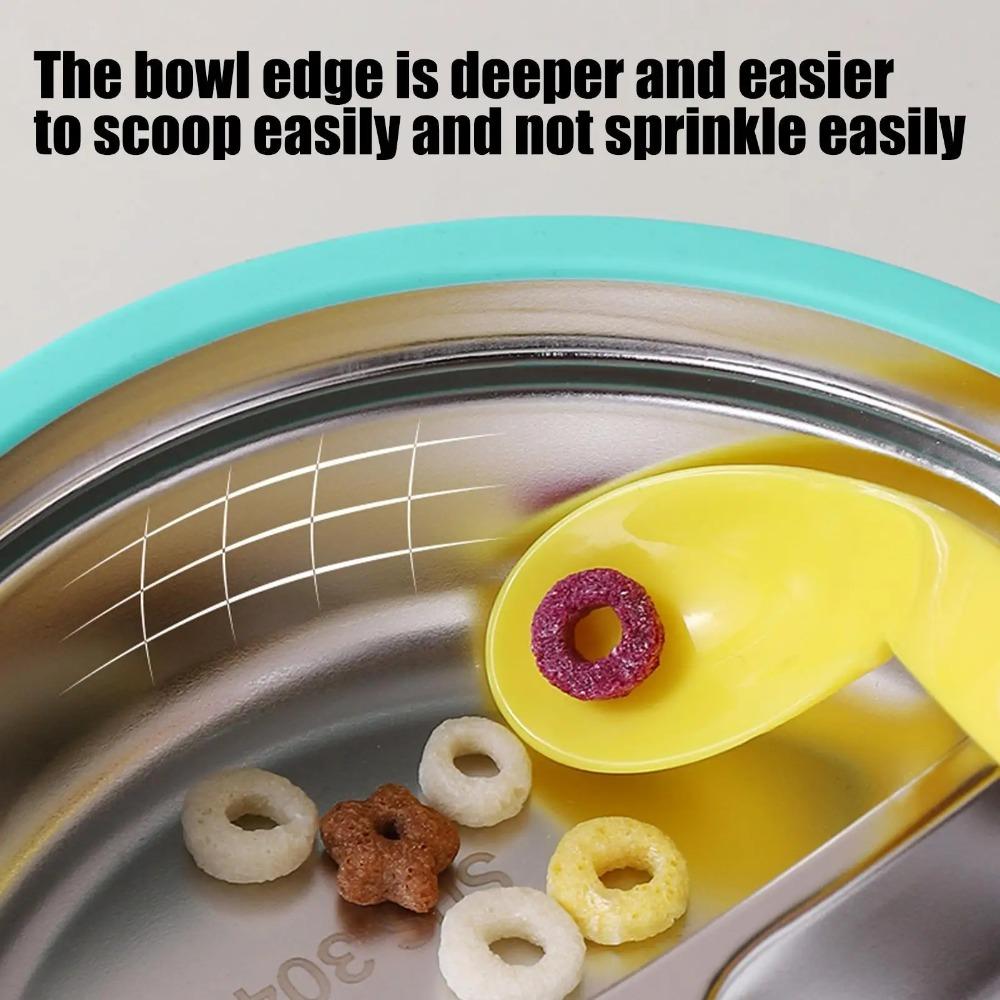 Divided Design 3 Grids Children Dishes Kids Feeding Bowls Toddle Training Tableware