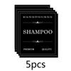 Etiqueta Adhesiva para Botella de Baño Champú Gel de Ducha Pegatinas Impermeables para Botellas Etiquetas para Botellas de Limpieza Corporal Limpieza de Manos