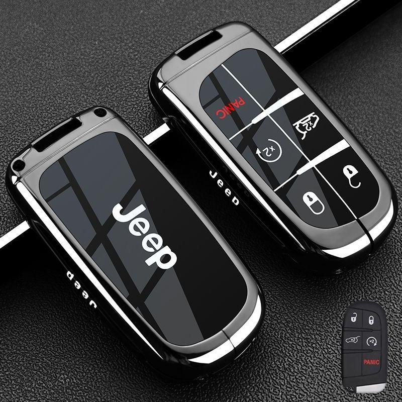 Car Remote Key Case Cover Protect Shell Bag For Jeep Renegade Compass Grand Cherokee for Chrysler 300C Wrangler Accessories