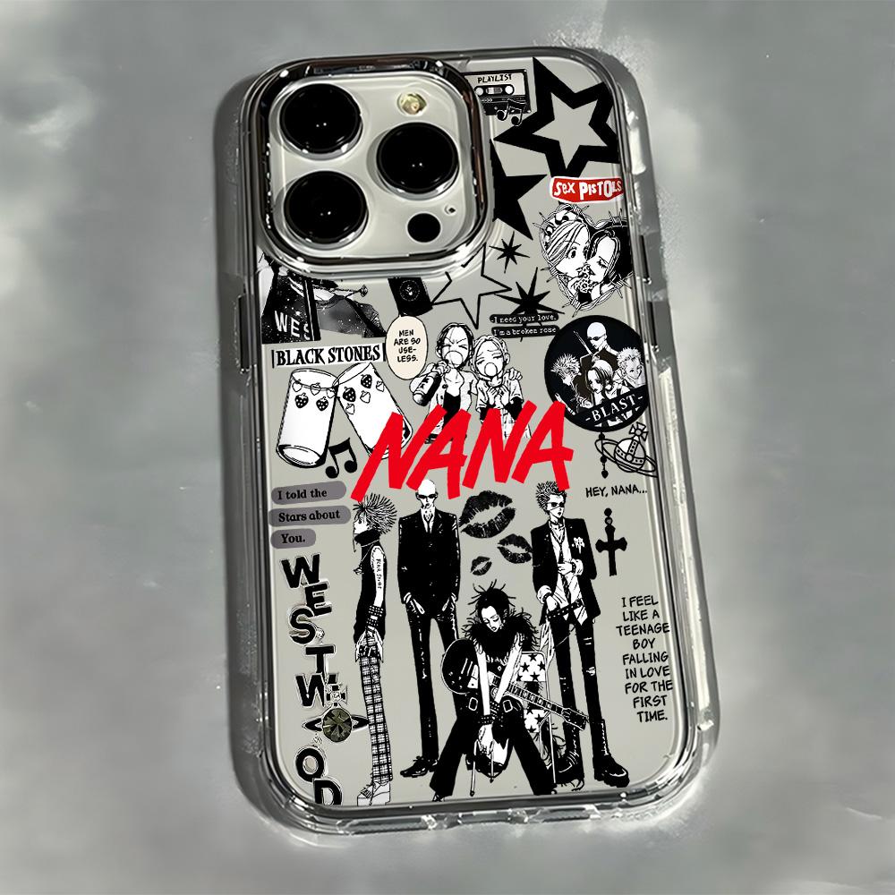 

Чехол для телефона Аниме Девушка Нанас ОсакиS Для iPhone 17e 17 16 15 14 13 12 11 mini Pro Max X XR XSMAX Air Plus Прозрачный Мягкий Чехол iPhone 12
