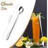 Stainless Steel Long Handle Iced Tea Spoons, Stirring Spoon, Ice Cream Spoon, 8.78-Inch/22.M Long Teaspoons for Stirring Coffee, Mixing Cocktail,