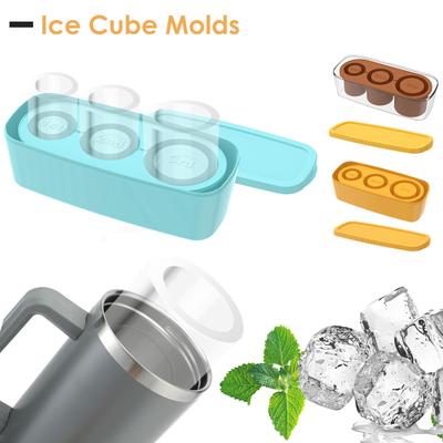 Cylindrical Silicone Ice Cube Mould Beverage Cup Special Ice Maker Tray Easy Release Ice Cube Mould DIY Ice Maker Ice Tray Mould