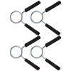 4Pcs Barbell Clamp Spring Collar Clip Gym Weight Dumbbell Spring Lock Standard Lifting Kit