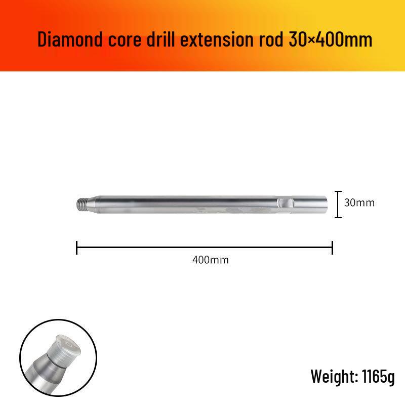 Han Axe Diamond Core Drill Bit Extension Rod for Drilling Machines