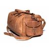 Real Goat Leather Large Travel Hand Luggage Duffel Gym Bag Holdall Weekend