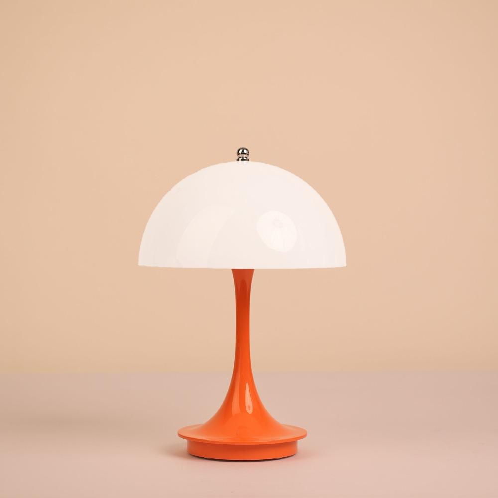 USB Rechargeable Mushroom LED Desk Lamps Cordless Indoor Lighting  for Hotel Bar Coffee