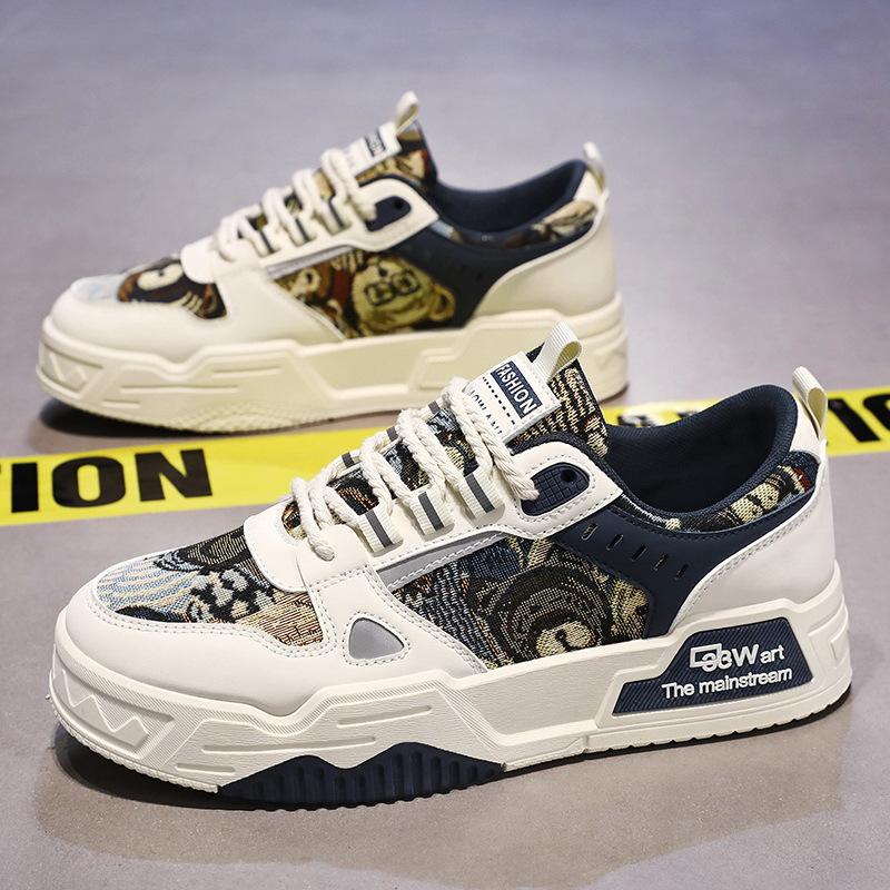 

Весна 2024 года, новые кроссовки для сноуборда, мужские, дышащие, повседневные, универсальные, трендовые, корейская версия молодежной спортивной обуви с низким верхом на платформе 44