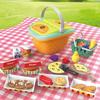 Children'S Play House Kitchen Furnace Tools Tools Simulation Fruit Vegetable Food Storage Basket Toy Set
