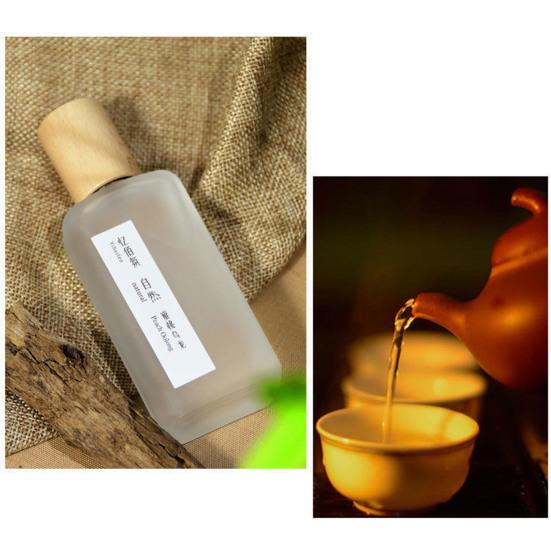 Tee-Parfüm für Männer Frauen, 50 ml Weißer Tee Pfirsich Oolong Duft, Langanhaltender Unisex-Duft, Elegantes Geschenk-Parfüm