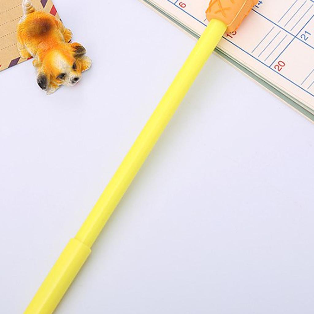 60Pcs Cartoon Gel Pen French Fries Coke Hamburger Ice Cream Cute Nontoxic Gel Ink Pen 0.5mm