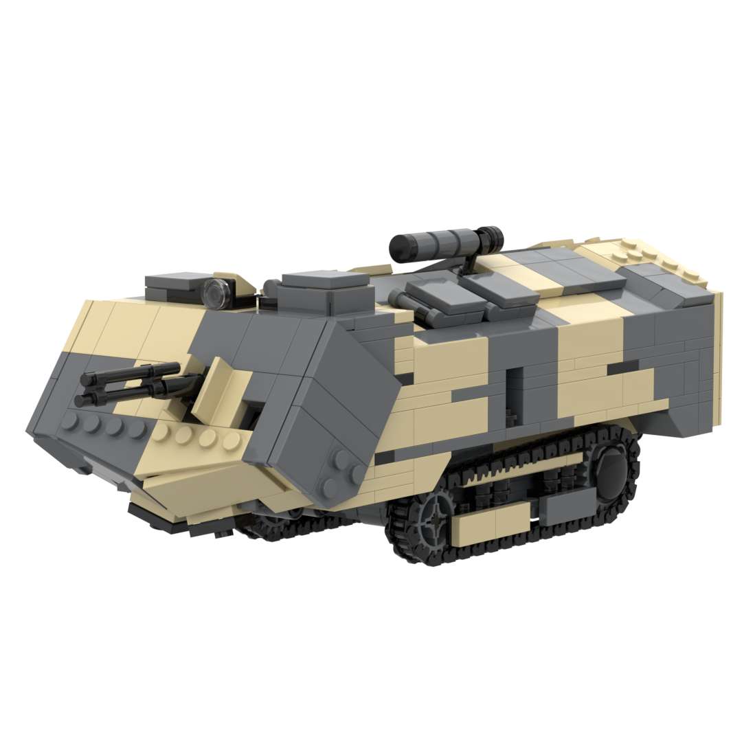 WW1 Tank Char Saint-Chamond Military Building