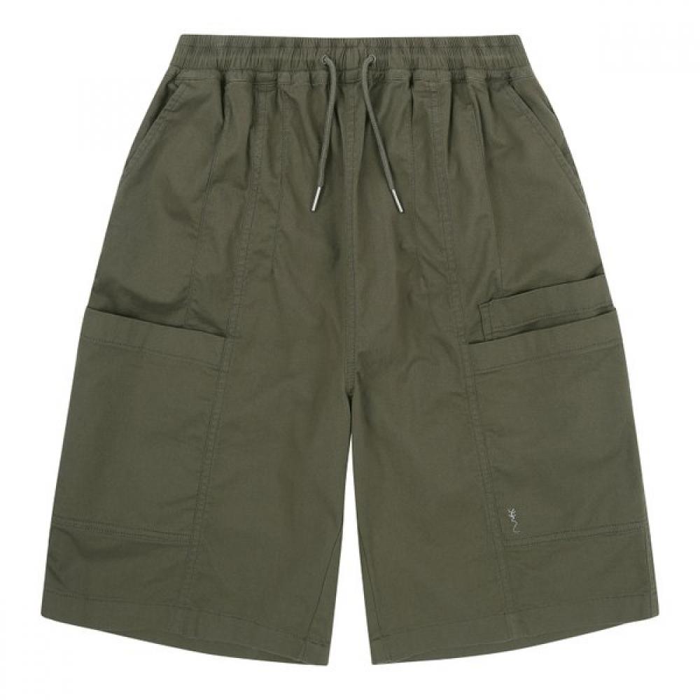 Bluetail Khaki Woven Pants Double Pocket Azb3pt03kk 150