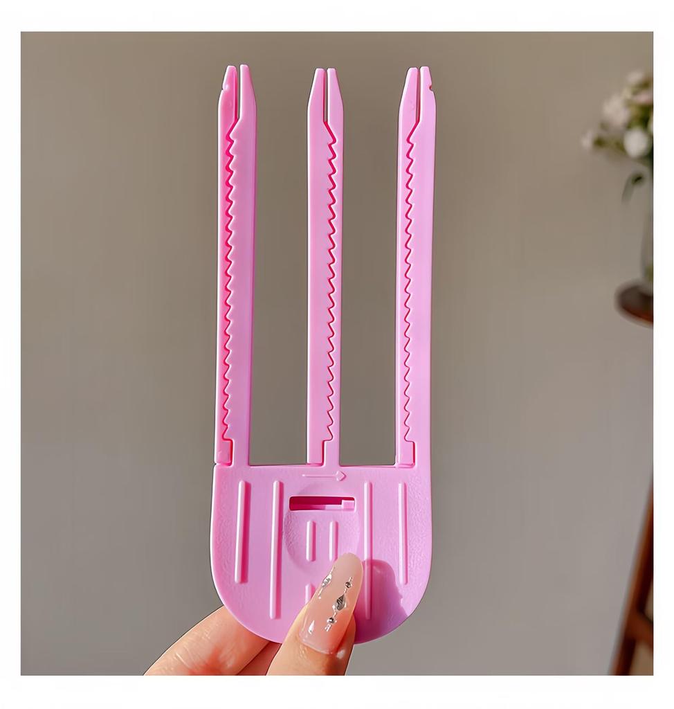 HEHW Ansatz-Anhebungsklammer, Pony-Anhebungsklammer, Ansatzkamm, Styling-Kamm, flauschiger Pony, Lockenwickler aus Kunststoff, Styling der Haarwurzeln mit Haartrockner, praktisch