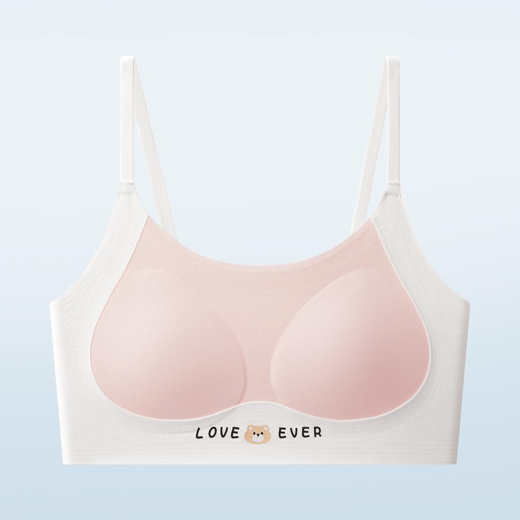 Summer Development Period Clothes Girl Student Beautiful Back Sports Shock-proof Inner Vest Junior High School Student Bra Styling Underwear 
