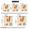 2pcs 2D Flat Printing Curtain Aperol Spritz Cocktail_a 100% Polyester Without Electricity Birthday Party Use for Holiday Decor