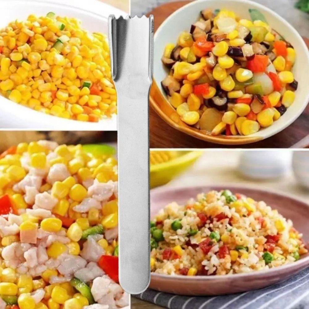 Quick Removing Corn Cob Peeler Stainless Steel Corn Stripper New Corn Kernel Removing