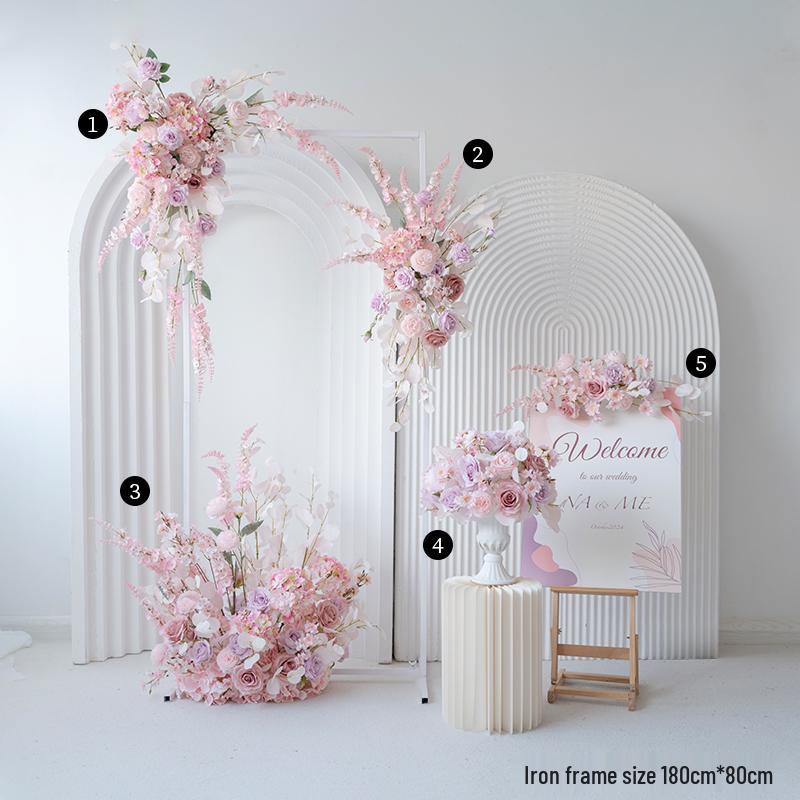 Autumn Pink Artificial Floral Arrangements for Weddings, Birthdays, Banquets, and Events