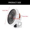 Multi Function Oscillating Wall Fan Easy Installation Strong Wind Power Desktop Fan Cooling Device for Home Use