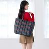Rootote EU Medium Check Quilted Tote Bag, Women's, 3619, Green