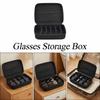 Waterproof Glasses Storage Box 6/7 Compartment Eyeglasses Holder  Outdoor