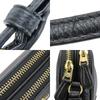 Gebrauchte COACH Umhängetasche F30259 Leder schwarz Pochette