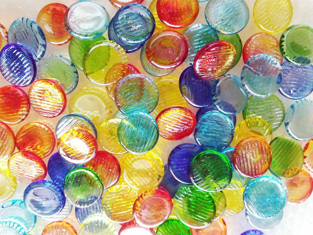 Camel Toys Made In Glass 1 Bag by Takada Toy Counter, Japan, Marbles, "Aurora Color, Crackle, Approx. 1.7-1.9cm, (100 Pieces)" Store.