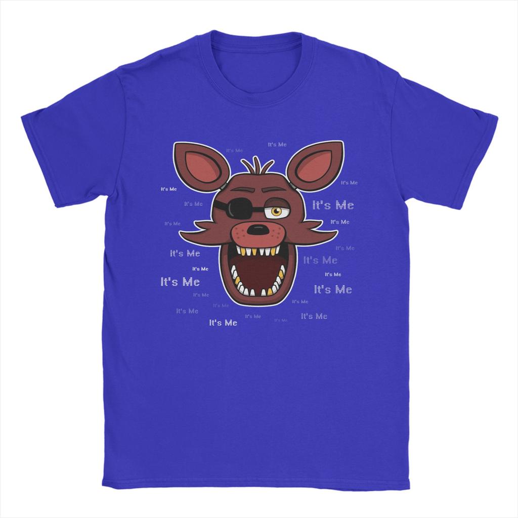Vintage Freddyed Bonnie Game Foxy Its Me TShirts for Men Crew Neck 100 Cotton T Shirt  Short Sleeve Tees Printed Tops