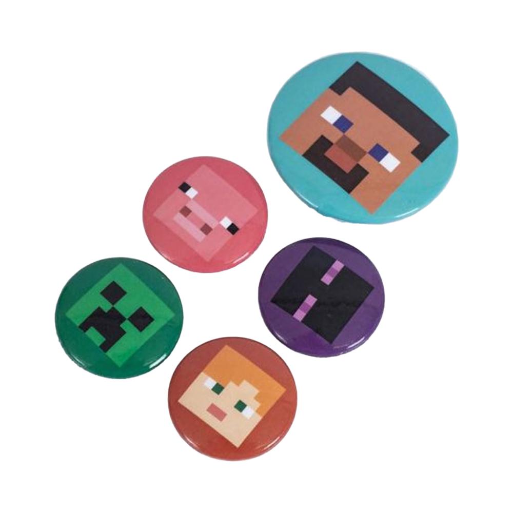 Minecraft Faces Badge (Pack of 5)