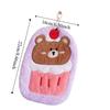 Thickened Toilet Handkerchief Water-absorbing Washcloth Cute Bathroom Kerchief  Household