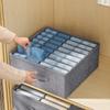 1pc Wardrobe Clothes Storage Organizer Pants Sweater T-Shirt Storage Box with Board Cabinet Drawer Organizer Jeans Storage Box