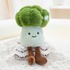 Pumpkin Carrot Mushroom Eggplant Corn Lotus Root Vegetable Plush Pendant Toy