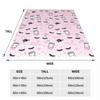 Eyelash Eye Lashes Blanket Flannel Winter Breathable Lightweight Throw Blankets for Bedding Office Bedspreads