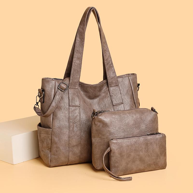 2025 Mother-Daughter Multi-piece Women's Bag Set - Large Capacity Single Shoulder & Handheld Bag